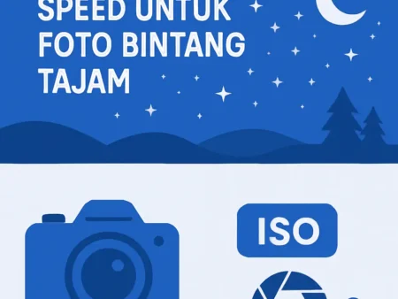 Cara Mengatur ISO dan Shutter Speed untuk Foto Bintang Tajam