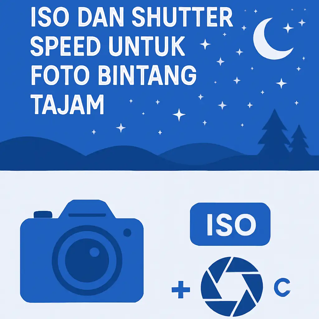 Cara Mengatur ISO dan Shutter Speed untuk Foto Bintang Tajam