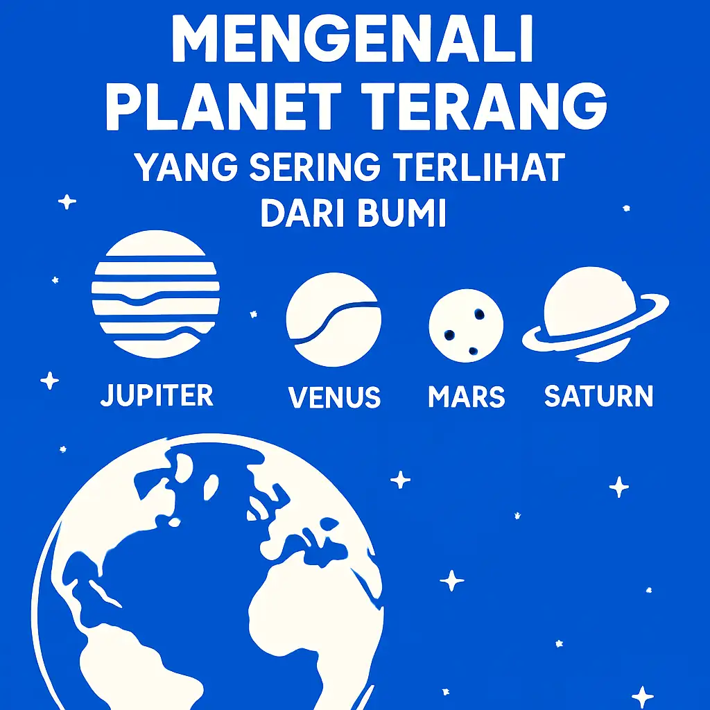 Tutorial Mengenali Planet Terang yang Sering Terlihat dari Bumi